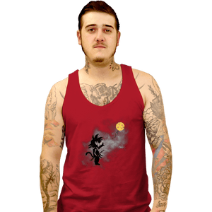 Shirts Tank Top, Unisex / Small / Red Saiyan With Balloon