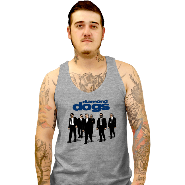 Secret_Shirts Tank Top, Unisex / Small / Sports Grey Diamond Dogs
