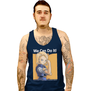 Secret_Shirts Tank Top, Unisex / Small / Navy C18 Can Do It