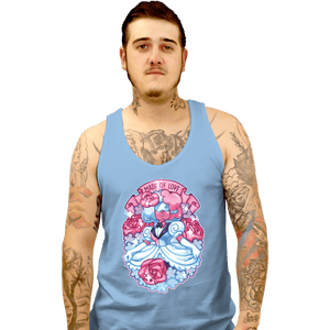 Shirts Tank Top, Unisex / Small / Powder Blue Made Of Love