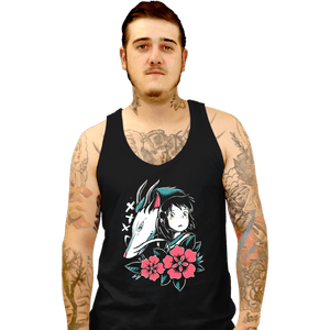 Daily_Deal_Shirts Tank Top, Unisex / Small / Black The Girl and the Dragon!
