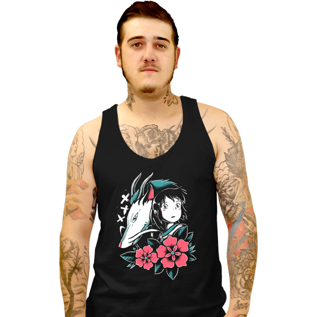Daily_Deal_Shirts Tank Top, Unisex / Small / Black The Girl and the Dragon!