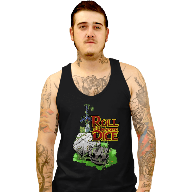 Secret_Shirts Tank Top, Unisex / Small / Black Roll The Master Dice