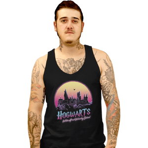 Shirts Tank Top, Unisex / Small / Black Old School Of Magic