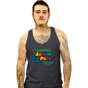 Secret_Shirts Tank Top, Unisex / Small / Dark Heather Action Park