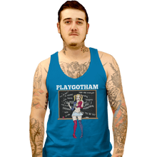 Load image into Gallery viewer, Shirts Tank Top, Unisex / Small / Sapphire Playgotham Harley
