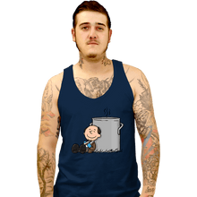 Load image into Gallery viewer, Secret_Shirts Tank Top, Unisex / Small / Navy Chilly Brown
