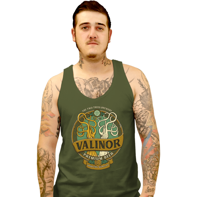 Secret_Shirts Tank Top, Unisex / Small / Military Green Eternal Brew