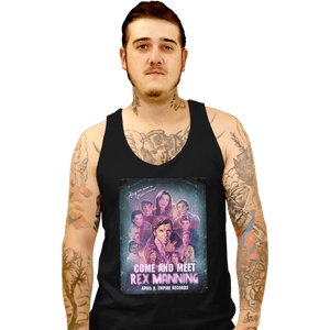 Daily_Deal_Shirts Tank Top, Unisex / Small / Black Rex Manning Day