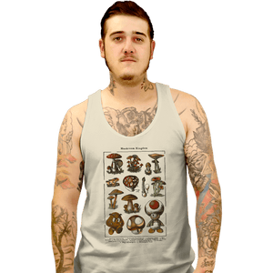 Daily_Deal_Shirts Tank Top, Unisex / Small / White Mario Mushrooms
