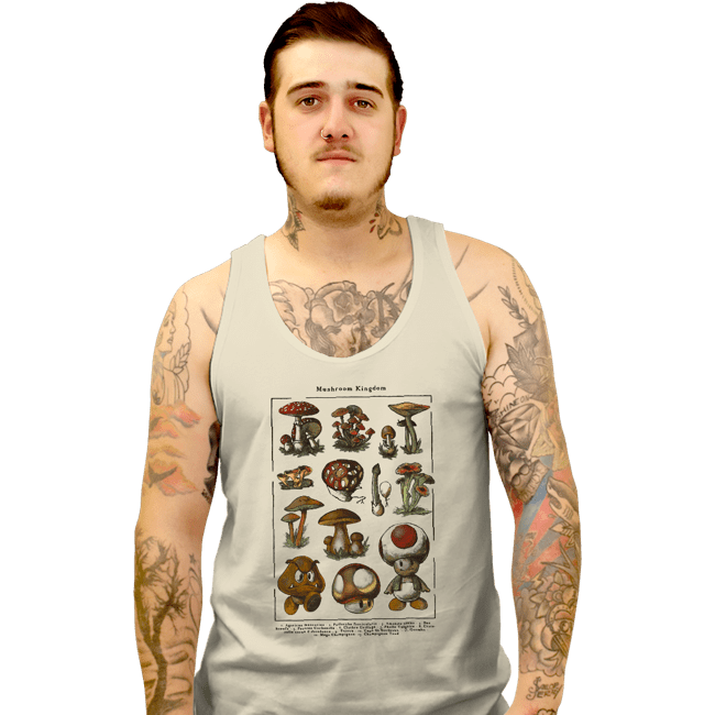 Daily_Deal_Shirts Tank Top, Unisex / Small / White Mario Mushrooms