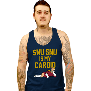 Shirts Tank Top, Unisex / Small / Navy Snu Snu Is My Cardio