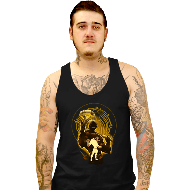 Shirts Tank Top, Unisex / Small / Black Escanor