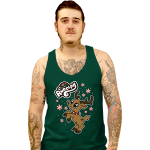Daily_Deal_Shirts Tank Top, Unisex / Small / Black My Little Rudolph