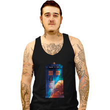 Load image into Gallery viewer, Secret_Shirts Tank Top, Unisex / Small / Black T A R D I S
