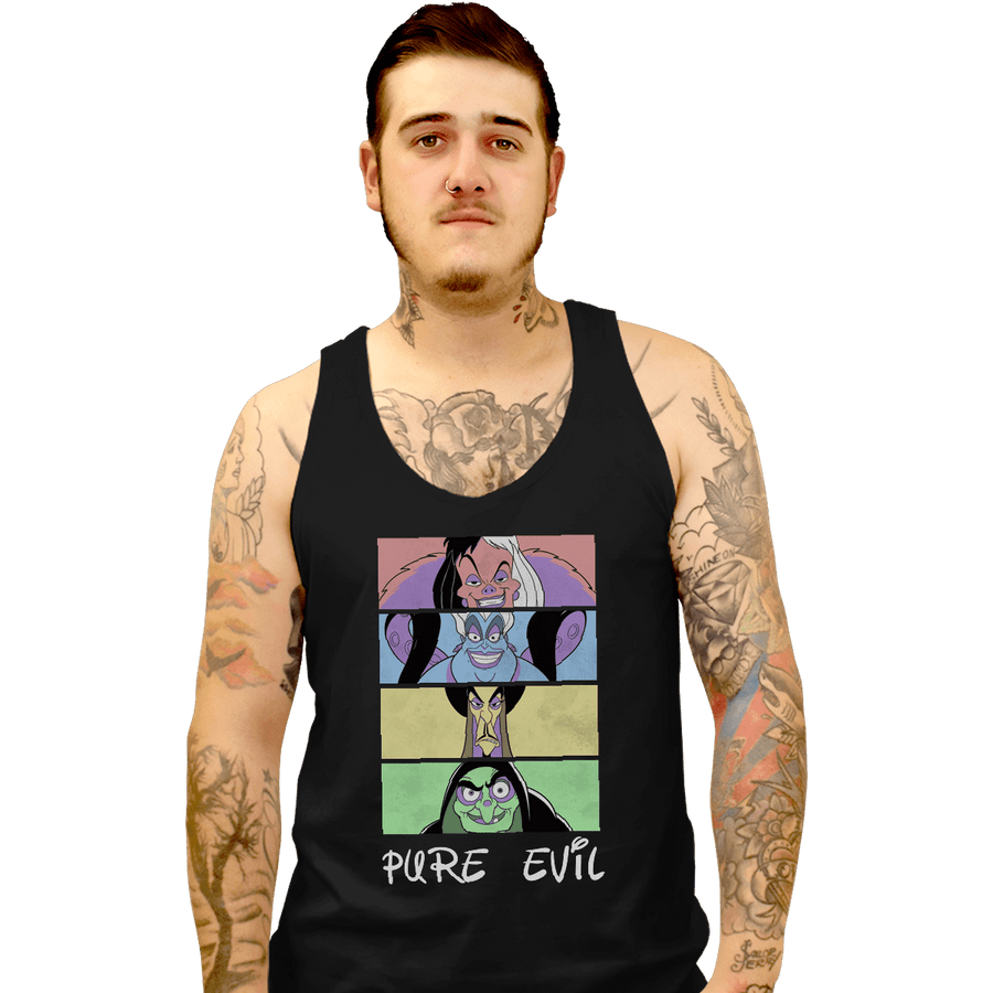 Shirts Tank Top, Unisex / Small / Black Pure Evil