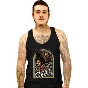Daily_Deal_Shirts Tank Top, Unisex / Small / Black Castiel