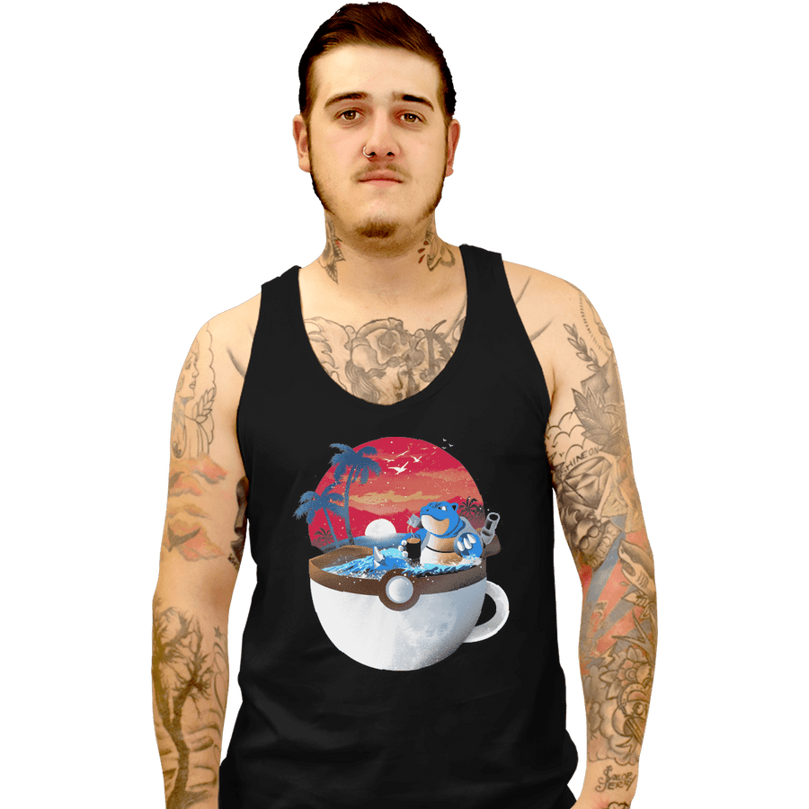 Shirts Tank Top, Unisex / Small / Black Cup Of Water