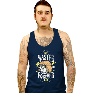 Shirts Tank Top, Unisex / Small / Navy He-Man Forever