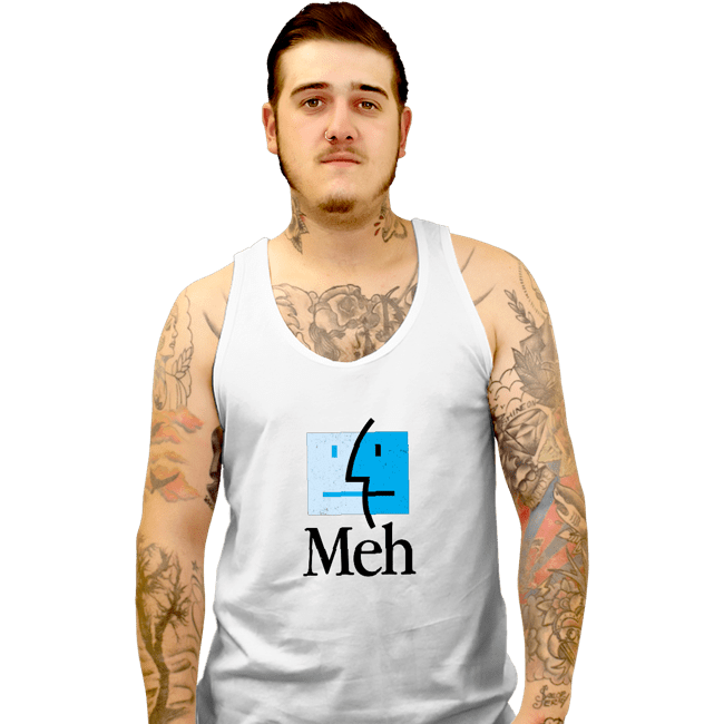 Daily_Deal_Shirts Tank Top, Unisex / Small / White Meh