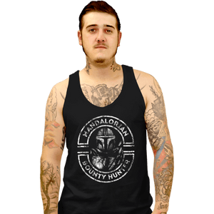 Shirts Tank Top, Unisex / Small / Black Mandalorian Bounty Hunter