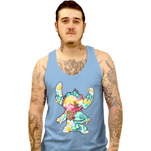 Shirts Tank Top, Unisex / Small / Powder Blue Magical Silhouettes - Stitch