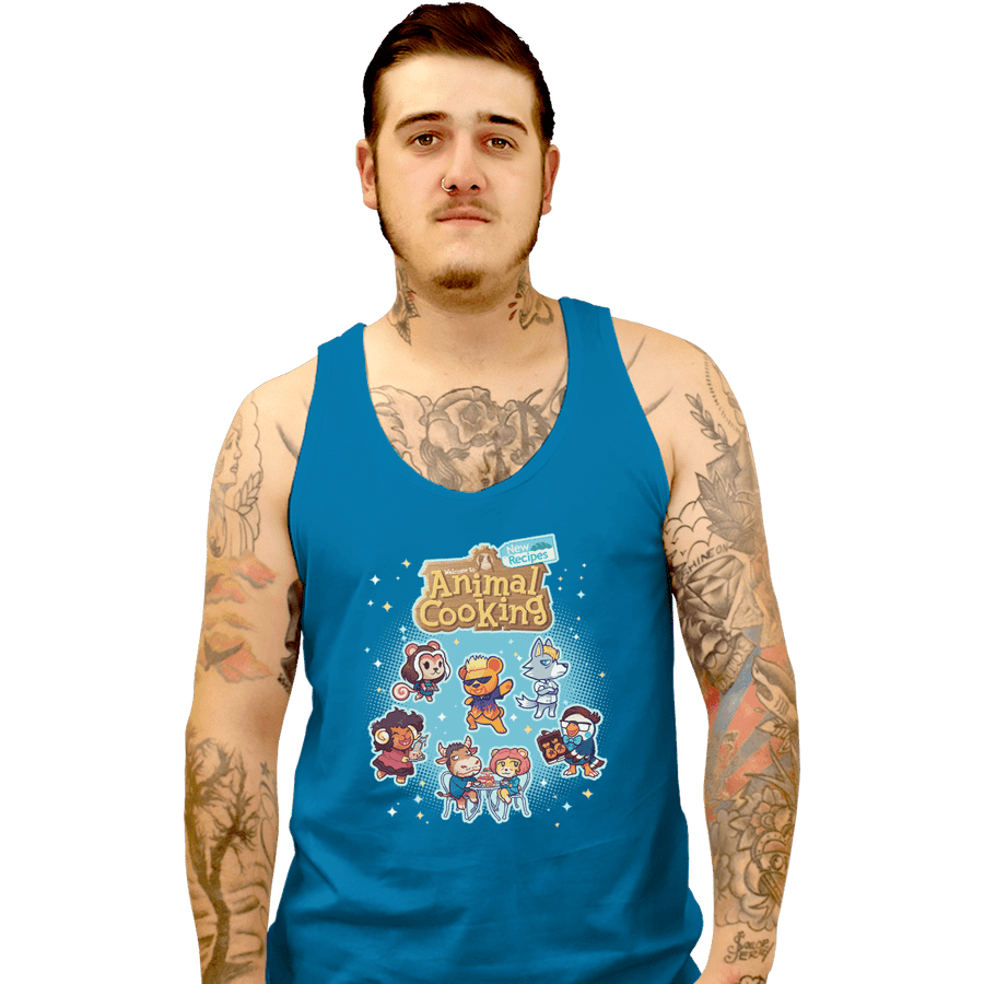 Shirts Tank Top, Unisex / Small / Sapphire Cooking Crossing