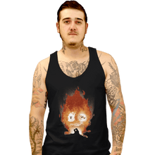 Load image into Gallery viewer, Shirts Tank Top, Unisex / Small / Black Midnight Calcifer
