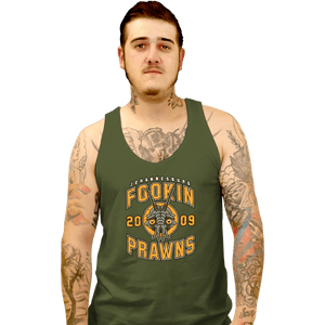 Shirts Tank Top, Unisex / Small / Military Green Joburg Prawns