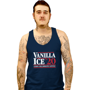 Shirts Tank Top, Unisex / Small / Navy Vanilla Ice 20