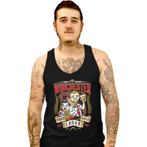 Shirts Tank Top, Unisex / Small / Black Winchester Fried Gold Lager