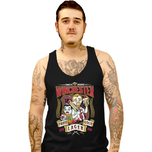 Shirts Tank Top, Unisex / Small / Black Winchester Fried Gold Lager