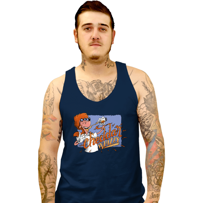 Secret_Shirts Tank Top, Unisex / Small / Navy Chedda Whizzy