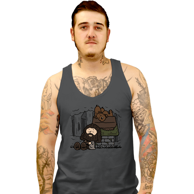 Daily_Deal_Shirts Tank Top, Unisex / Small / Charcoal Rubeus Brown