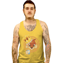 Load image into Gallery viewer, Shirts Tank Top, Unisex / Small / Gold Bad Fur Day
