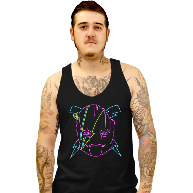 Secret_Shirts Tank Top, Unisex / Small / Black Cosmic Tree