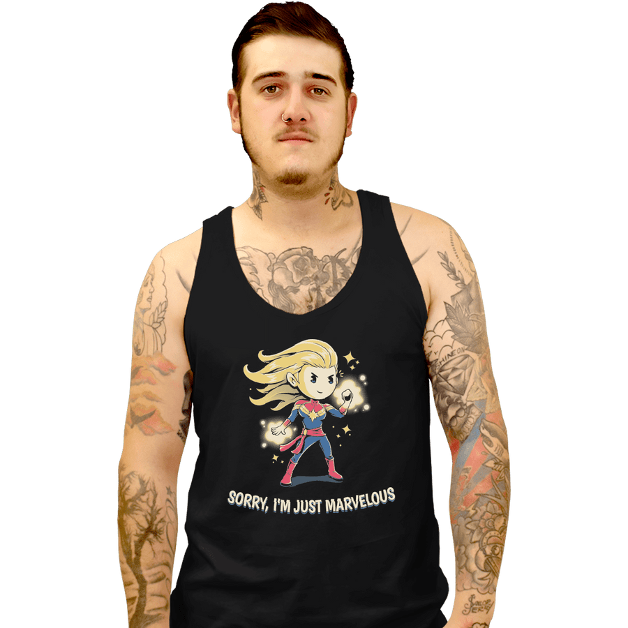 Shirts Tank Top, Unisex / Small / Black Marvelous