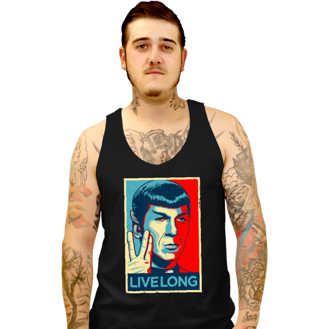 Daily_Deal_Shirts Tank Top, Unisex / Small / Black Live Long