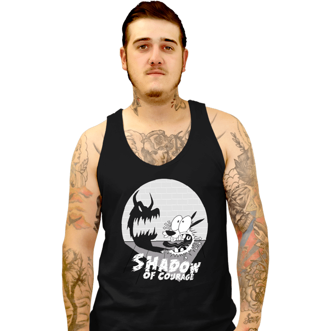 Shirts Tank Top, Unisex / Small / Black The Shadow Of Courage
