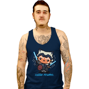 Shirts Tank Top, Unisex / Small / Navy Hello Ahsoka