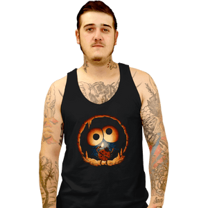Daily_Deal_Shirts Tank Top, Unisex / Small / Black Cave Monster
