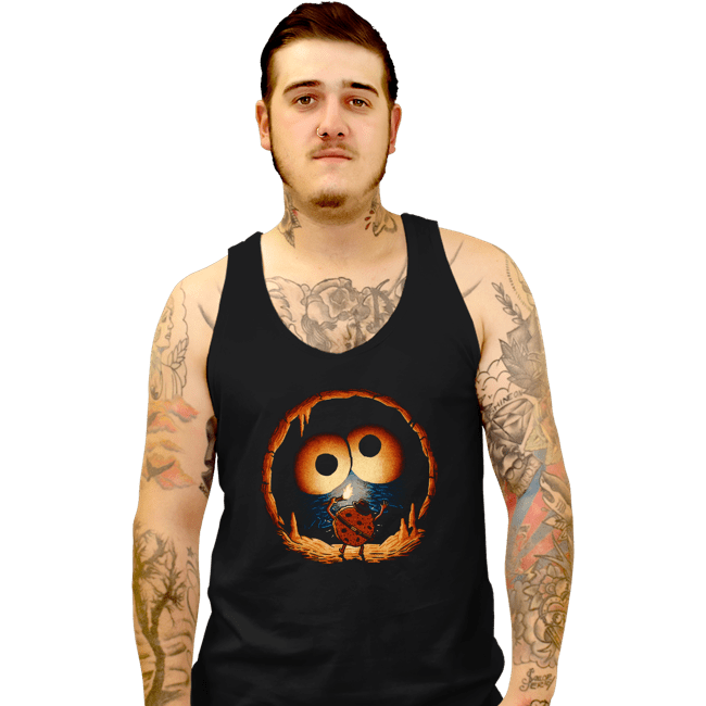 Daily_Deal_Shirts Tank Top, Unisex / Small / Black Cave Monster