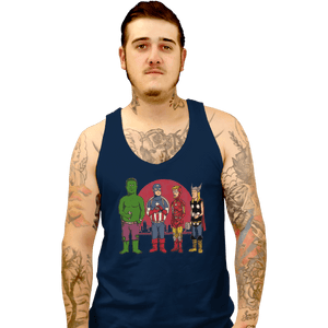 Shirts Tank Top, Unisex / Small / Navy King Of The Heroes
