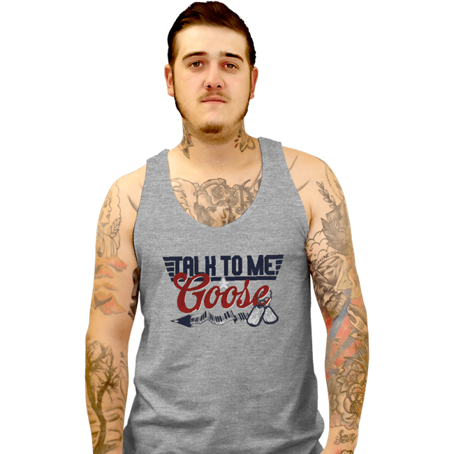 Daily_Deal_Shirts Tank Top, Unisex / Small / Sports Grey Top Goose