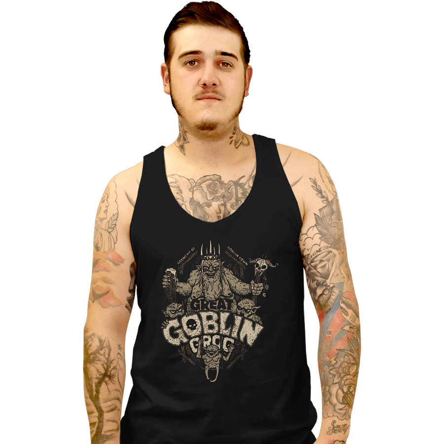 Shirts Tank Top, Unisex / Small / Black Great Goblin Grog