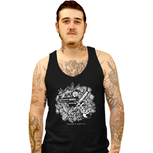 Secret_Shirts Tank Top, Unisex / Small / Black Endure - Survive