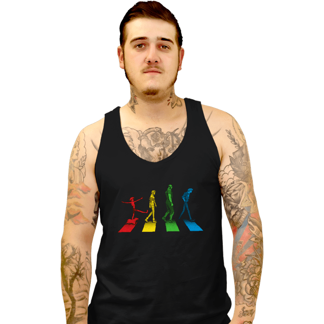 Shirts Tank Top, Unisex / Small / Black Stray Dog Strut