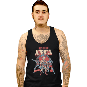 Shirts Tank Top, Unisex / Small / Black Nostalgic Heroes