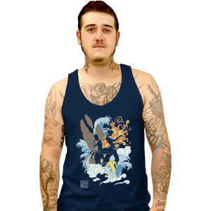 Shirts Tank Top, Unisex / Small / Navy Two Avatars