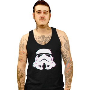 Shirts Tank Top, Unisex / Small / Black Ddjvigo's Glitch Trooper